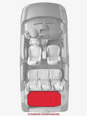 ЭВА коврики «Queen Lux» багажник для Chevrolet Tahoe (GMT900)